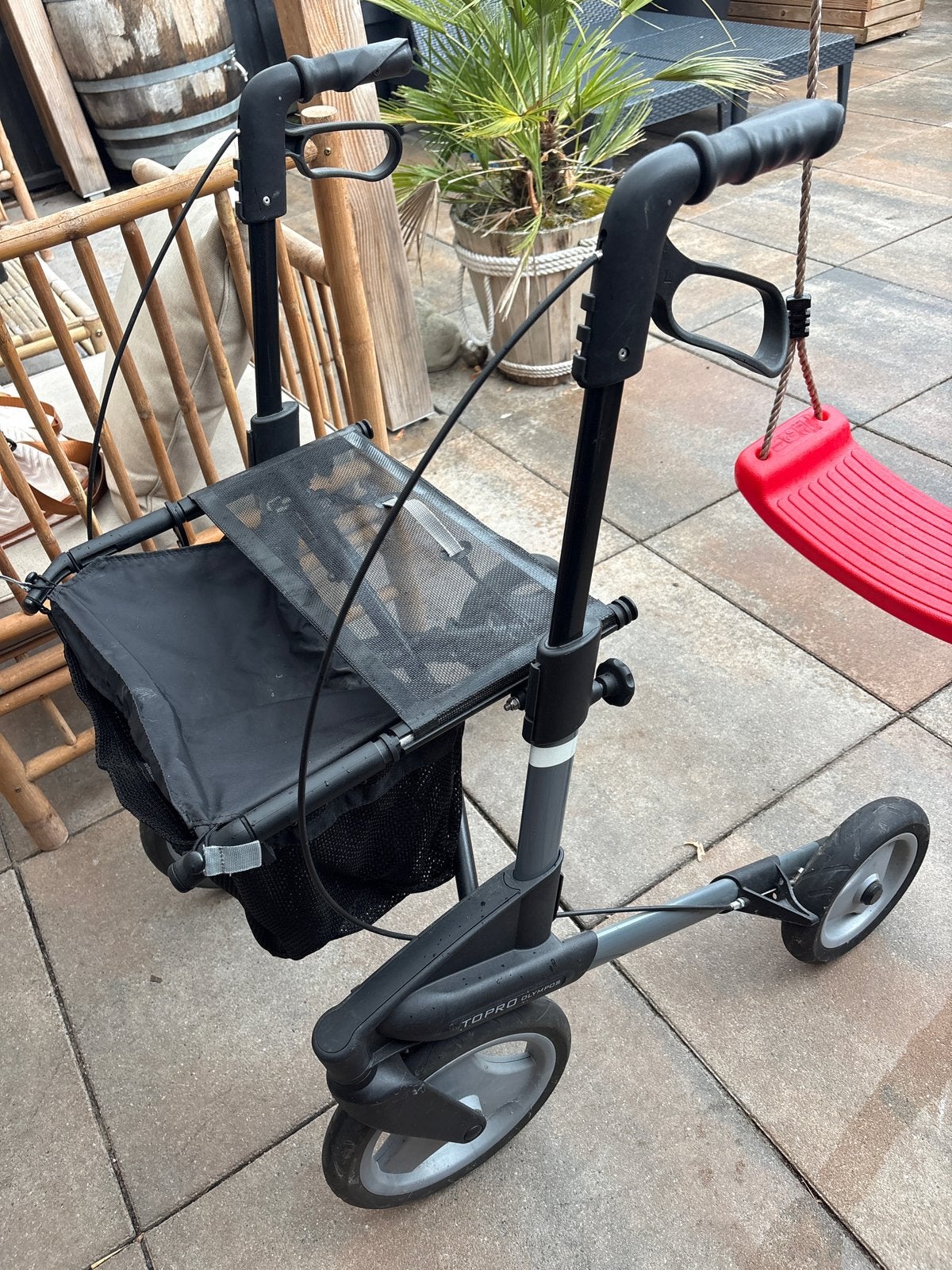 TOPRO Olympos Lichtgewicht Outdoor Rollator, Ophalen