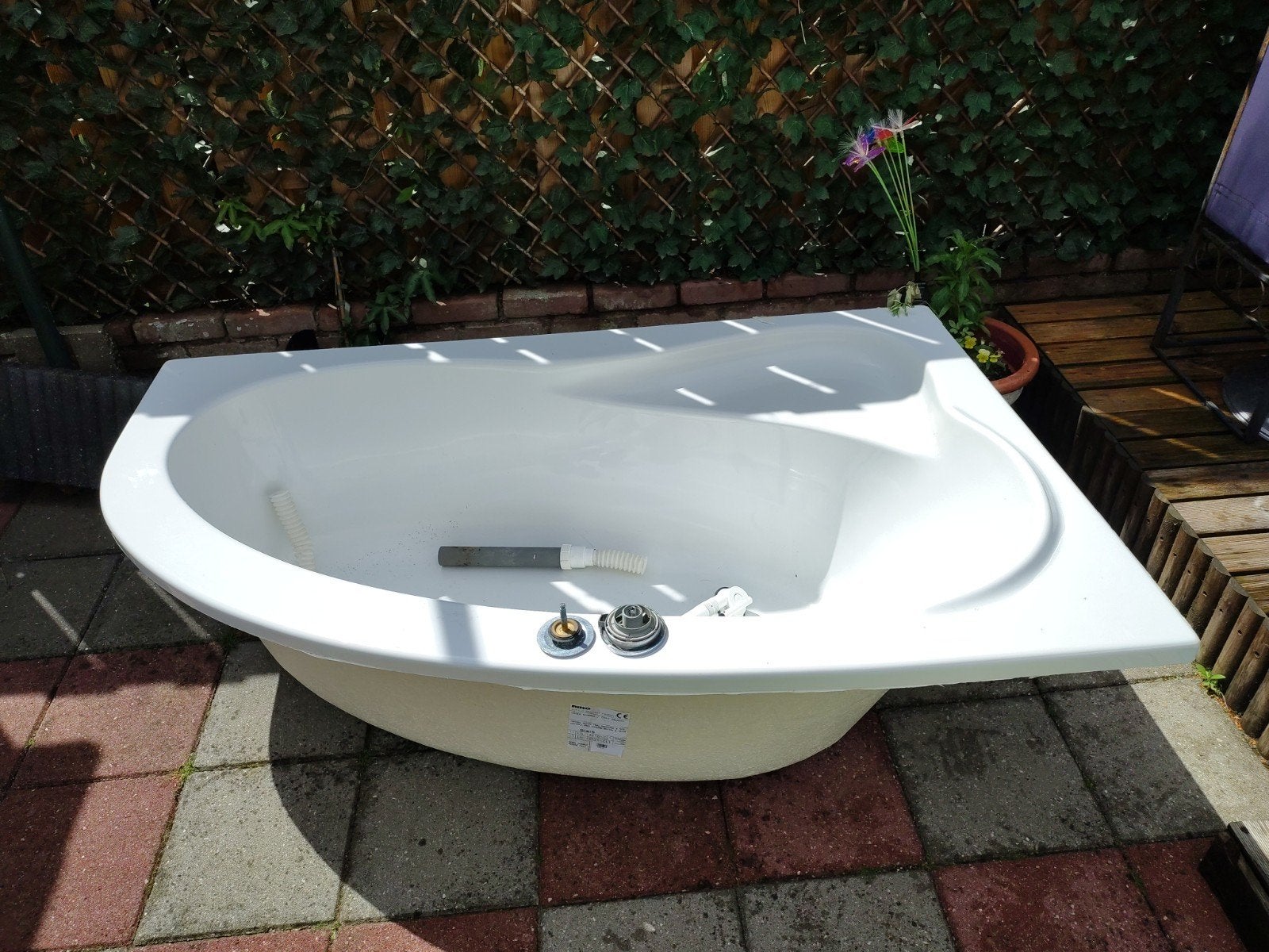 Gratis hoekbad, Ophalen, Gebruikt