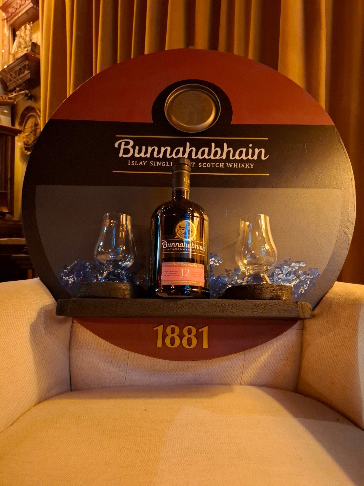 Bar mancave whisky wand decoratie bunnahabhain, Huis en Inrichting, Barren, Ophalen of Verzenden, Nieuw