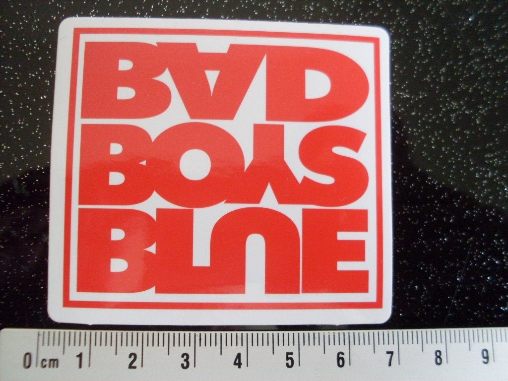 sticker blue boys bad logo, Verzenden, Zo goed als nieuw, Overige typen