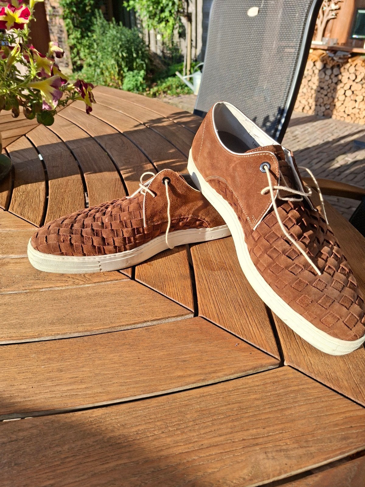 Floris van Bommel herenschoen mt 45, Kleding | Heren, Schoenen, Bruin, Floris van Bommel, Ophalen of Verzenden, Zo goed als nieuw