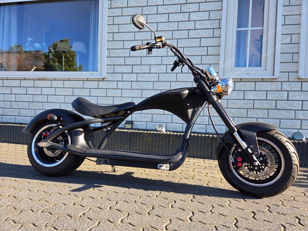 Stoere elektrische Chopper scooter met kenteken, Fietsen en Brommers, Ophalen