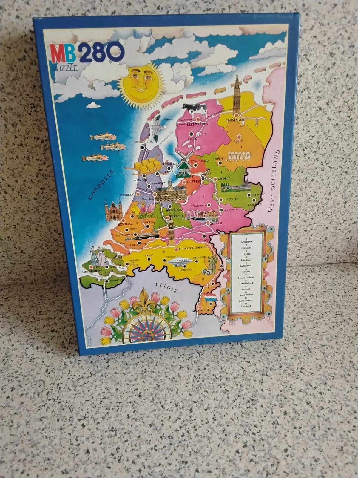 Puzzel Nederland, Ophalen, Minder dan 500 stukjes, Zo goed als nieuw, Legpuzzel