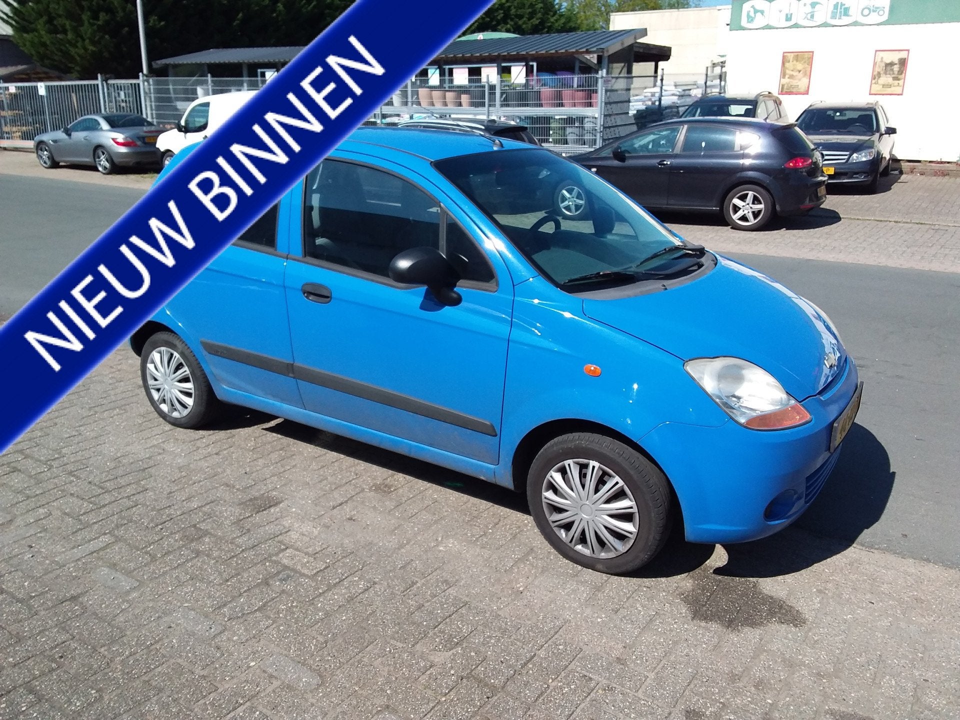 Chevrolet Matiz 0.8 Spirit (bj 2007), Auto's, Voorwielaandrijving, Gebruikt, Blauw, Origineel Nederlands