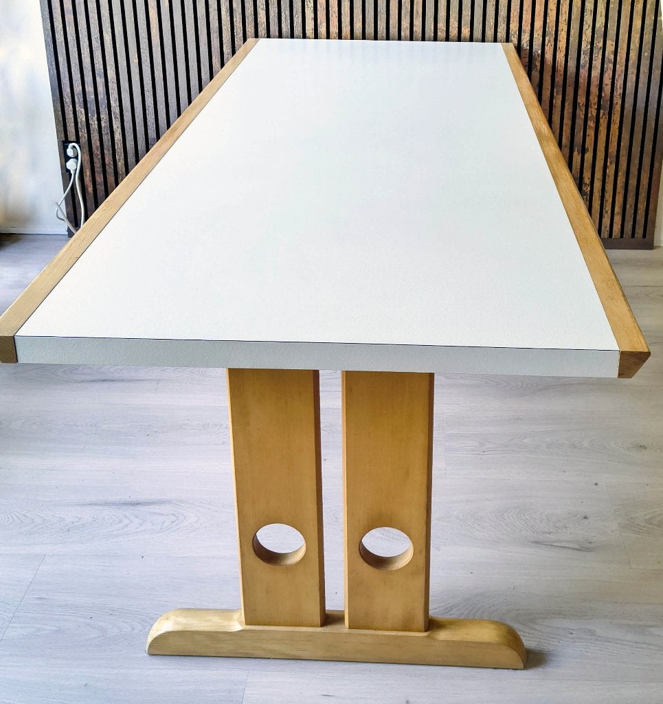 Eettafel Scandinavisch design, Ophalen, Scandinavisch design, Gebruikt, 50 tot 100 cm