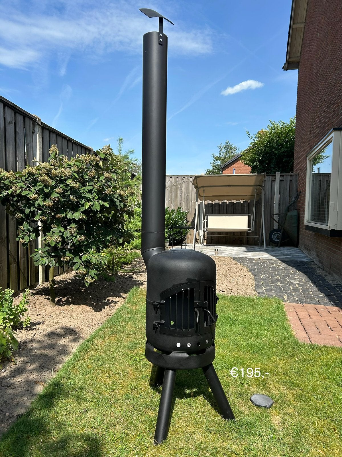 Te kop tuinkachel houtkachel veranda overkapping bbq kamado, Ophalen, Amer 2 7333lp apeldoorn, Hademohaarden@outlook.com, Nieuw
