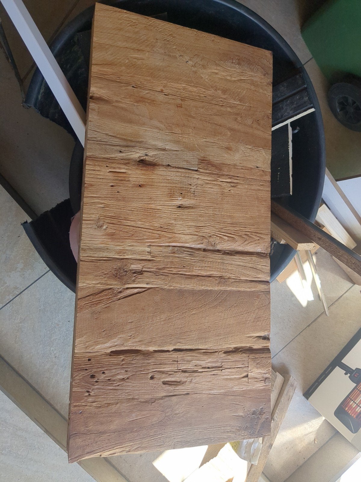 Teak houten plank, Ophalen, Hout