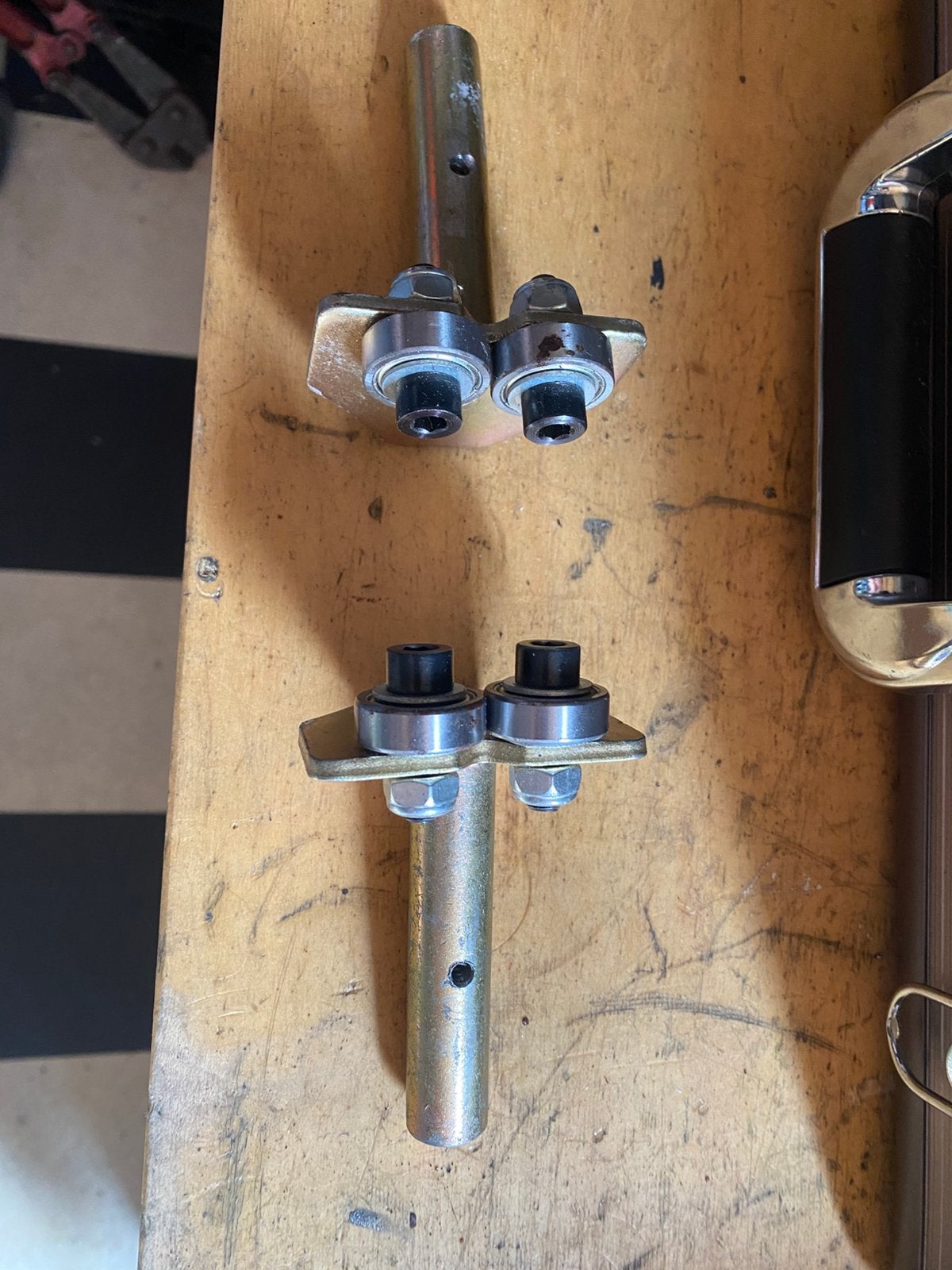 Wielbalanceer lagers  voor paddockstand, Motoren, Verzenden, Zo goed als nieuw