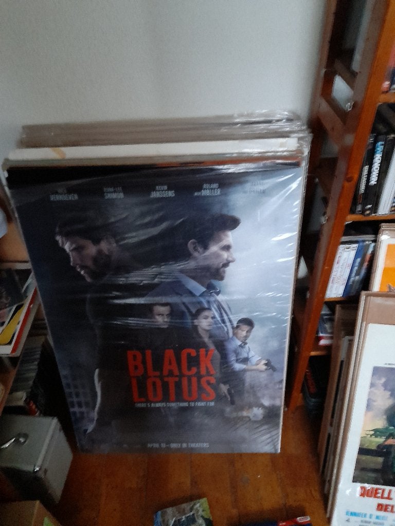 Black lotus Filmposter, Ophalen, Zo goed als nieuw, A1 t/m A3, Film en Tv