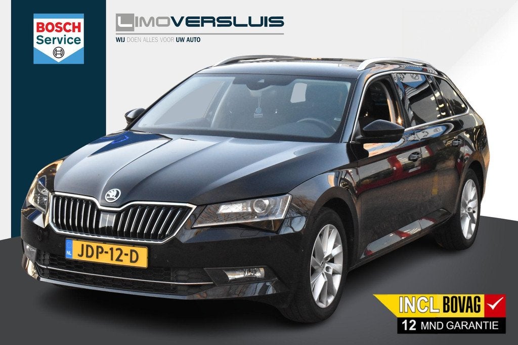 Skoda Superb Combi Combi 1.5 TSI ACT Sportline Business Auto, Auto's, Skoda, 730 kg, 4 cilinders, 150 pk, Alcantara