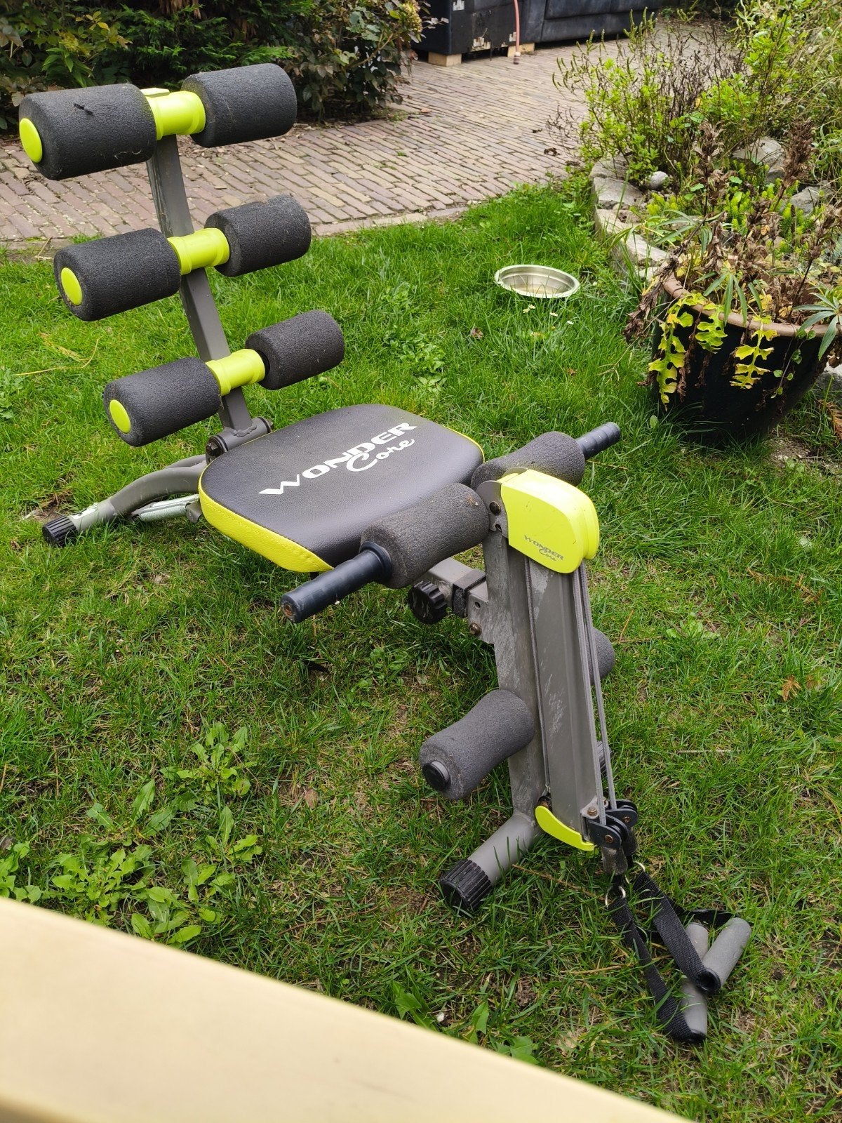 Wonder Core Smart fitnessbank - Buikspiertrainer, Sport en Fitness, Ophalen of Verzenden, Gebruikt, Armen, Fitnessbank