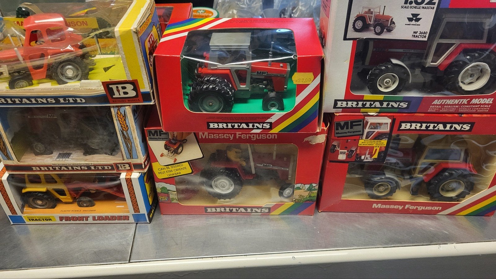 Vintage Britains Ltd. Massey Ferguson in doos, Ophalen of Verzenden, Zo goed als nieuw