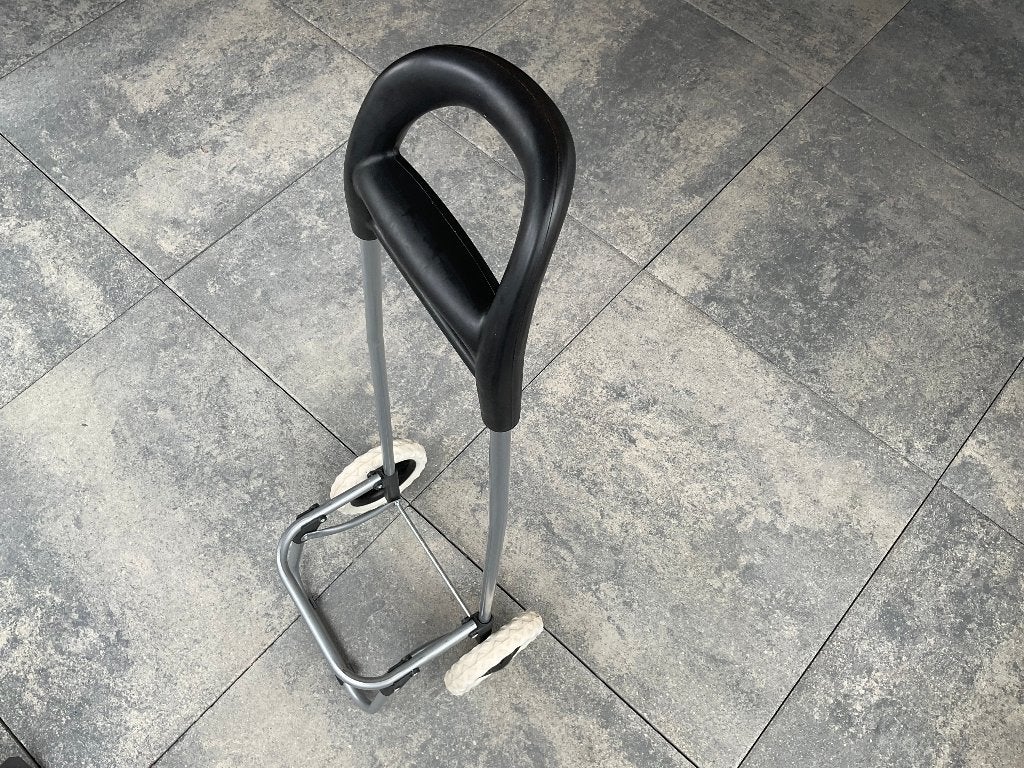Bagage Trolley met Tas, Wieltjes, 30 cm of meer, Ophalen of Verzenden, Zo goed als nieuw