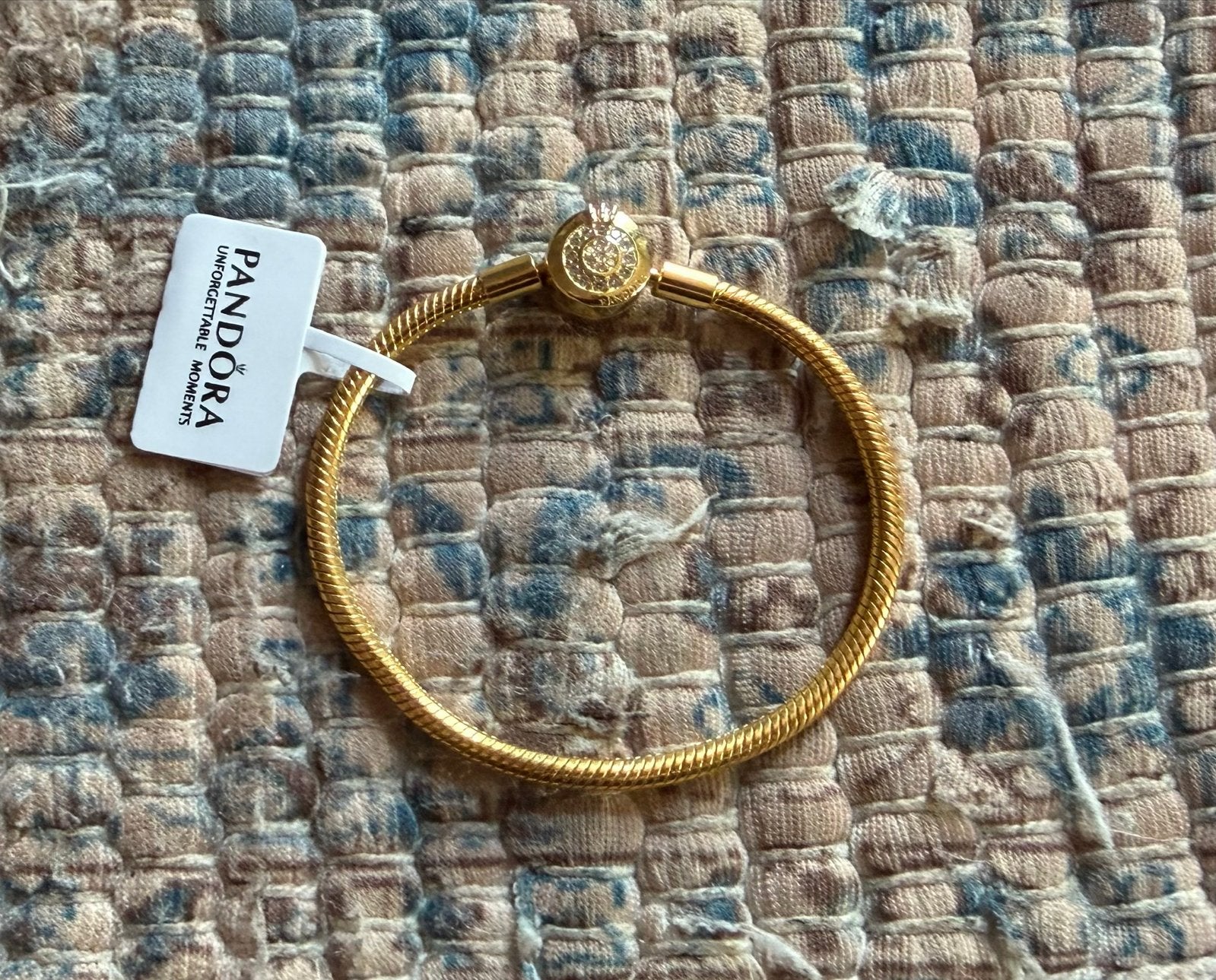 PANDORA MOMENTS SPRANKELENDE CROWN O SNAKE CHAIN ARMBAND, Sieraden, Tassen en Uiterlijk, Armbanden, Overige materialen, Ophalen of Verzenden