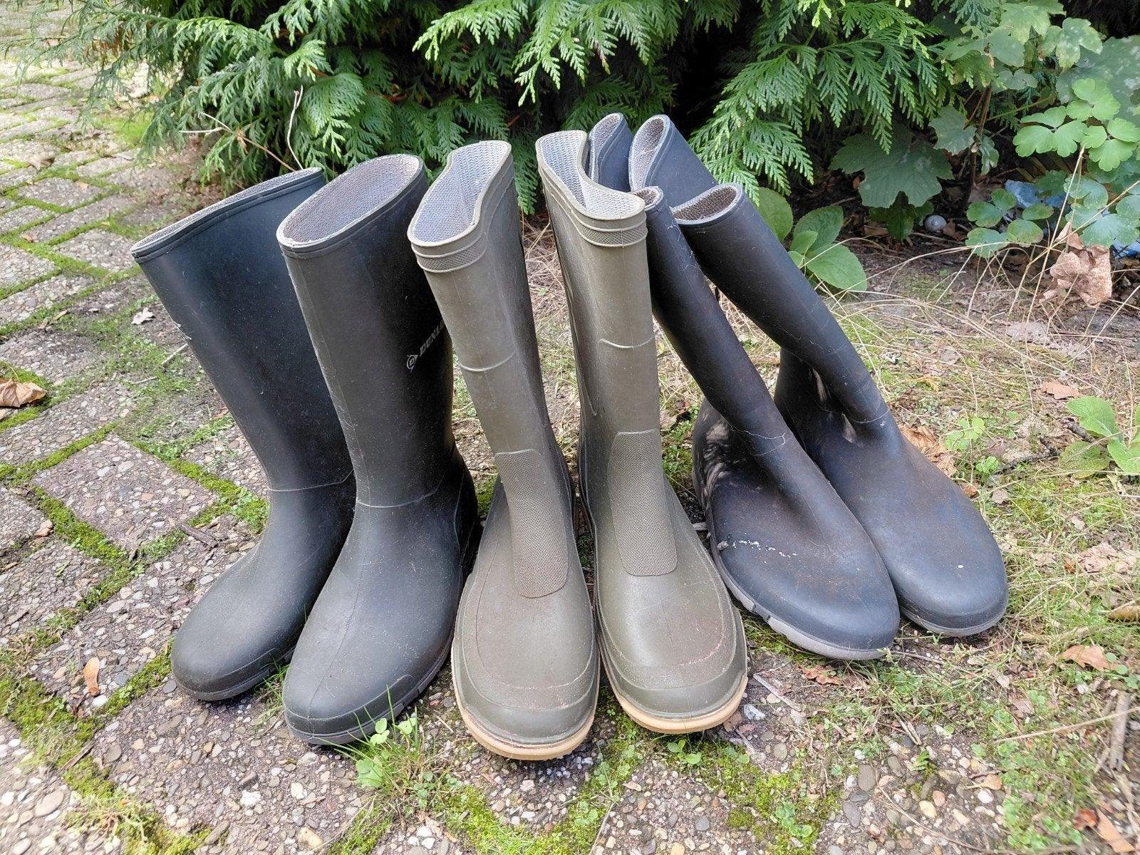 Diverse rubberlaarzen - Dunlop, G&G, en meer, Dunlop, G&G, Ophalen, Gedragen