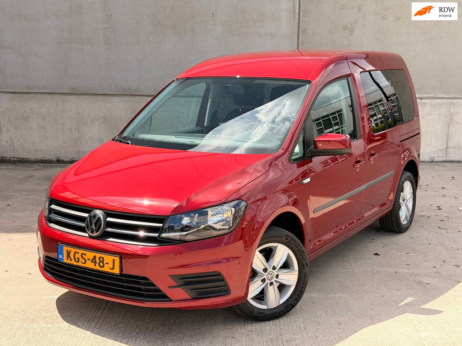 Volkswagen Caddy 1.2 TSI Carplay Trekh Airco Cruise Stoelver, Auto's, Voorwielaandrijving, Stof, Gebruikt, 4 cilinders