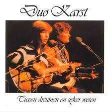 Duo Karst - Tussen dreumen en zeker weten - Drenthe dialect, Ophalen of Verzenden, Zo goed als nieuw, Streekmuziek