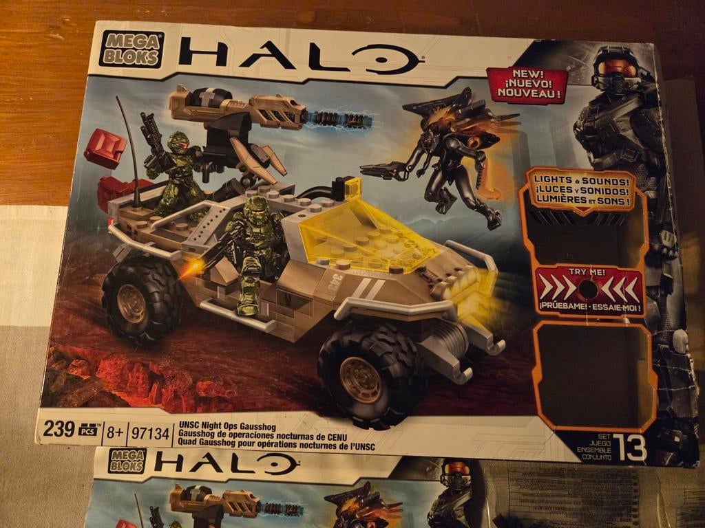 Megabloks Halo UNSC Night Ops Gausshog 97134, Kinderen en Baby's, Speelgoed | Bouwstenen, Ophalen of Verzenden, Nieuw, Megabloks