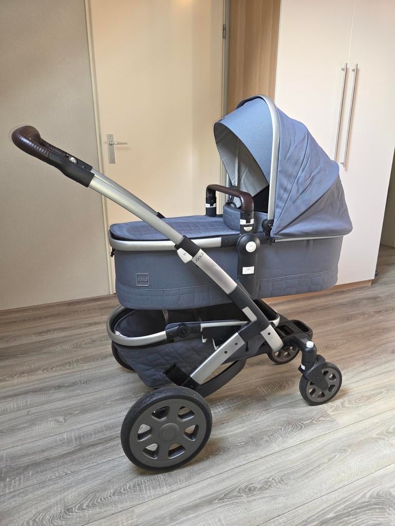 Joolz Geo2 Quadro blu kinderwagen - Zo goed als nieuw, Zo goed als nieuw, Verstelbare duwstang, Ophalen, Kinderwagen