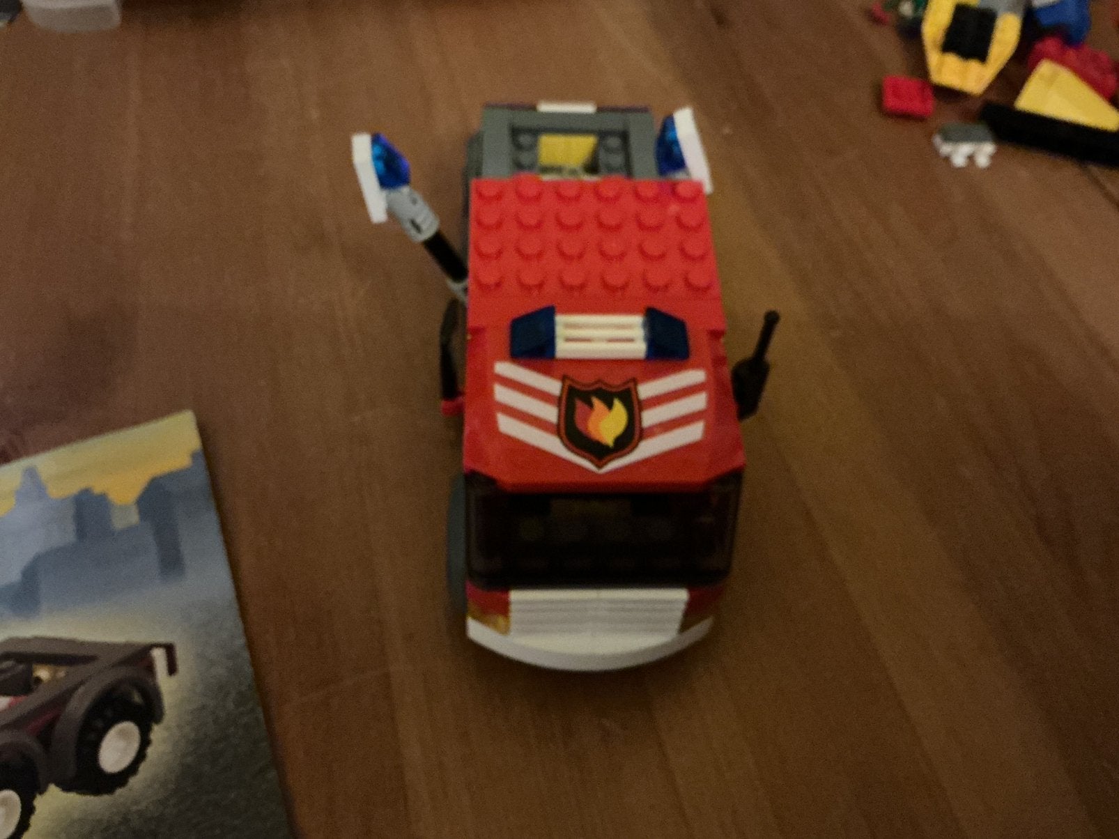 Brandweertruck 7239 met ladderwagen en botenwagen, Lego, Compleet, Ophalen of Verzenden, Complete set
