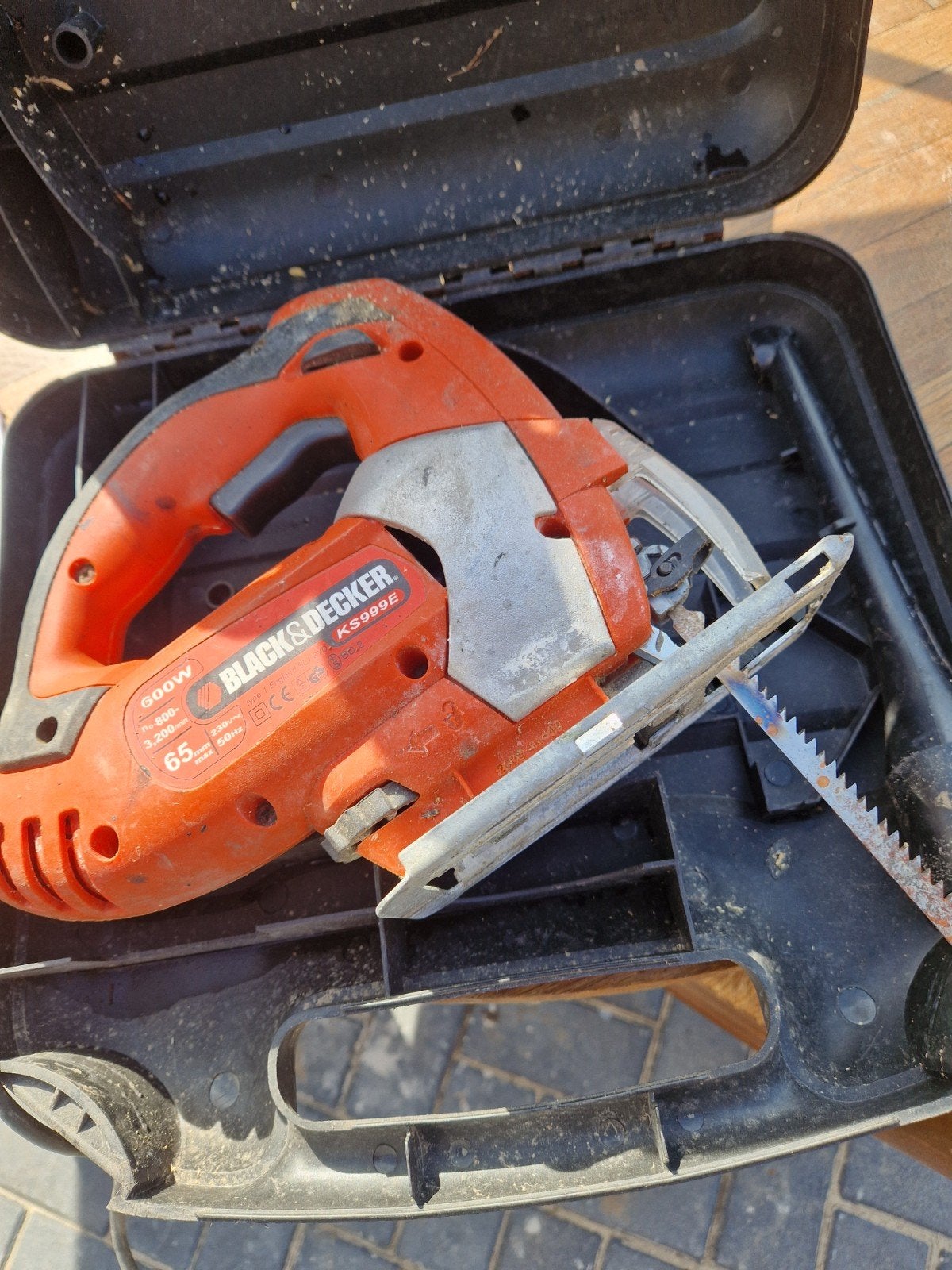 Decopeerzaag, Doe-het-zelf en Verbouw, Gereedschap | Zaagmachines, Ophalen, Gebruikt, Black & Decker, 1200 watt of meer