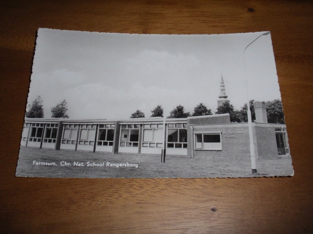 Farmsum Chr. Nat. School Rengersborg, Verzenden, 1960 tot 1980, Ongelopen, Groningen