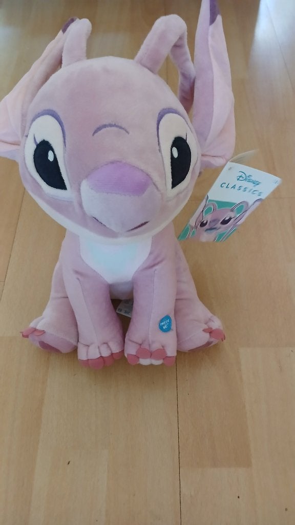 ROZE ANGEL-PLUCHE KNUFFEL MET GELUID NIEUW, Ophalen of Verzenden, Nieuw, Overige typen