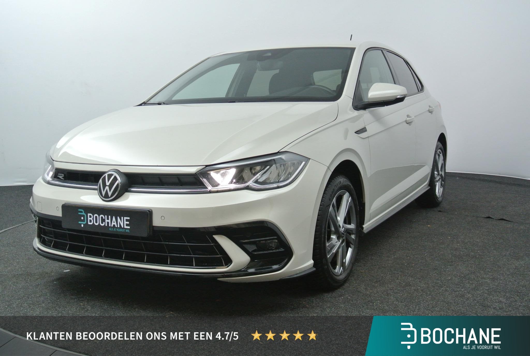 Volkswagen Polo 1.0 TSI R-Line | Carplay/Android Auto | Came, Voorwielaandrijving, Stof, Gebruikt, Met garantie (alle)
