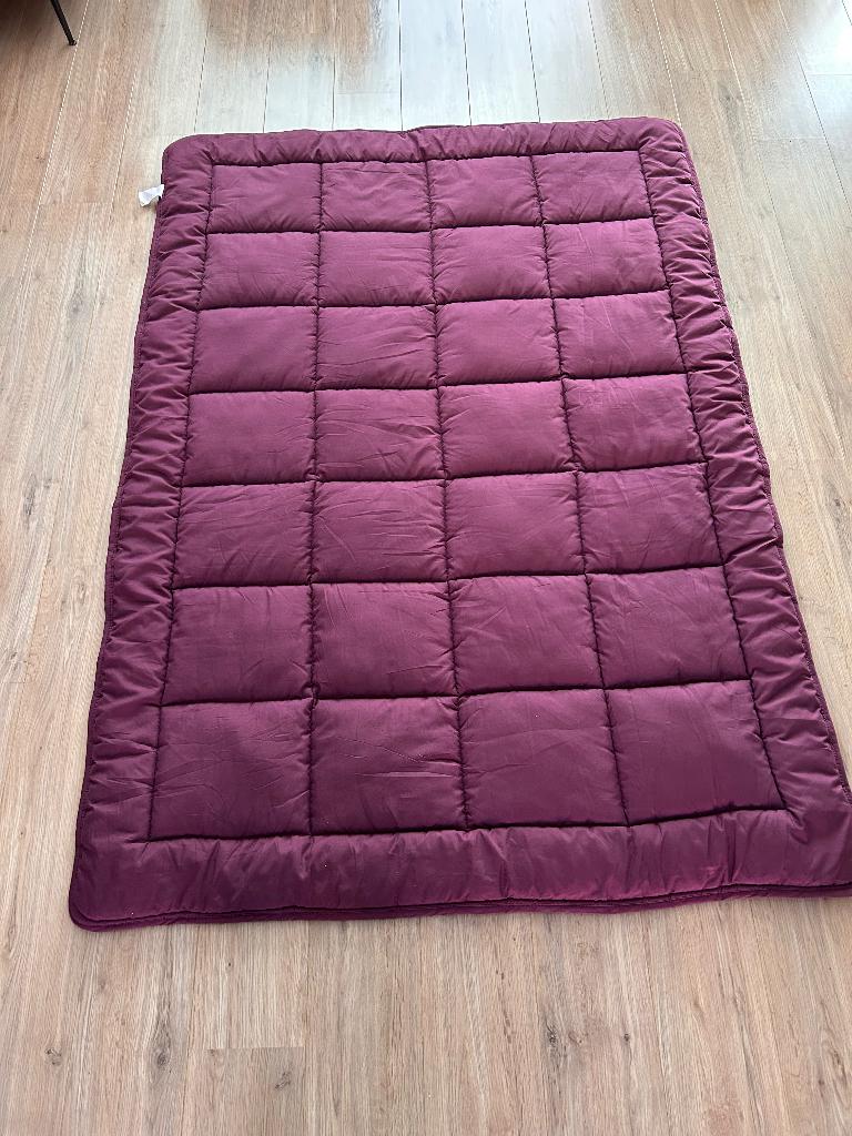 Zelesta Everyday Duo Dekbed zonder overtrek Paars& Antraciet, Huis en Inrichting, Ophalen, Eenpersoons, Grijs, Deken of Dekbed