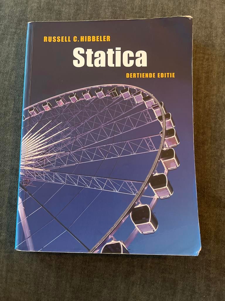 Russell C. Hibbeler, Statica, Dertiende editie, Boeken, Kai Beng Yap; Russell Hibbeler, Ophalen of Verzenden, Zo goed als nieuw
