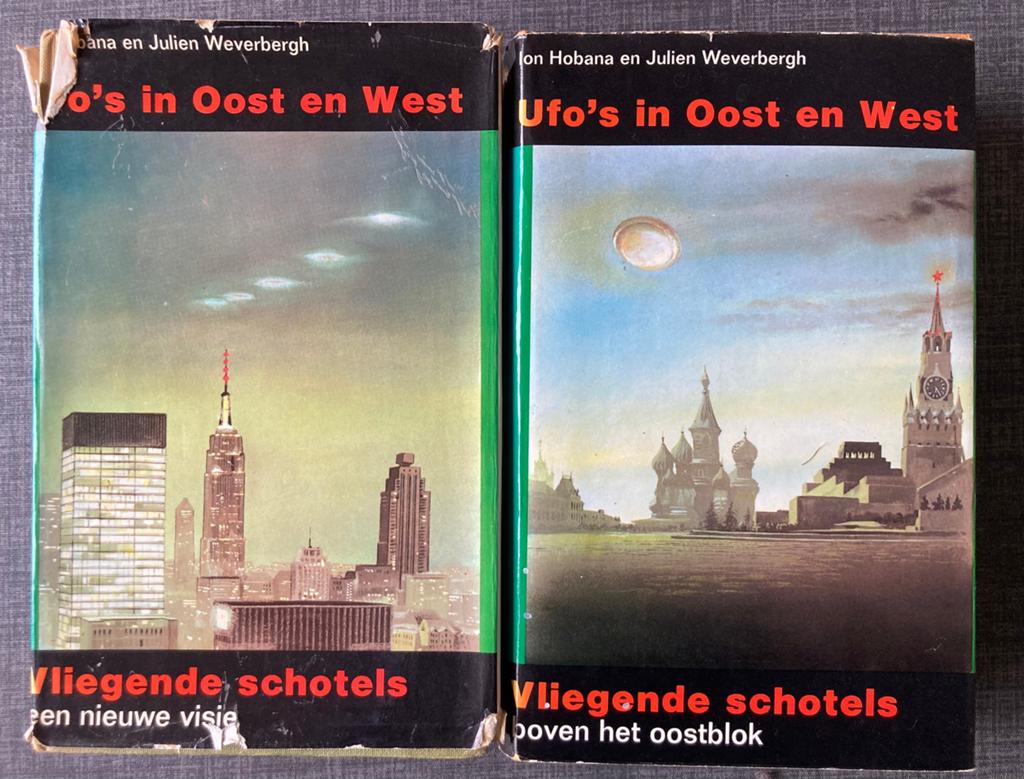 2 UFO Boeken - Hobana & Weverbergh - 1970, Europa, Ophalen of Verzenden, 20e eeuw of later, Gelezen