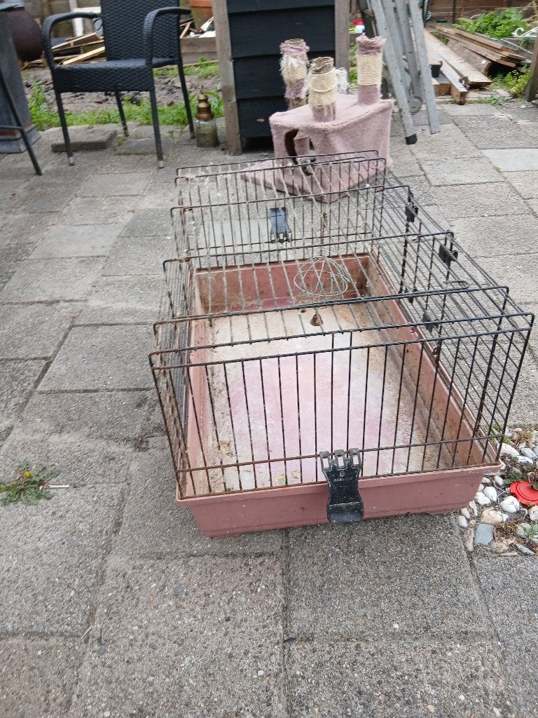 Konijnenkooi, Dieren en Toebehoren, Kooi, Gebruikt, Konijn, 75 tot 110 cm