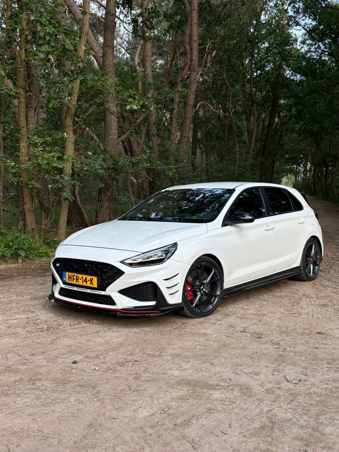 Hyundai i30N 2021 Handgeschakeld UNIEK! Dealer onderhouden, Auto's, 1998 cc, Zwart, 4 cilinders, 700 kg