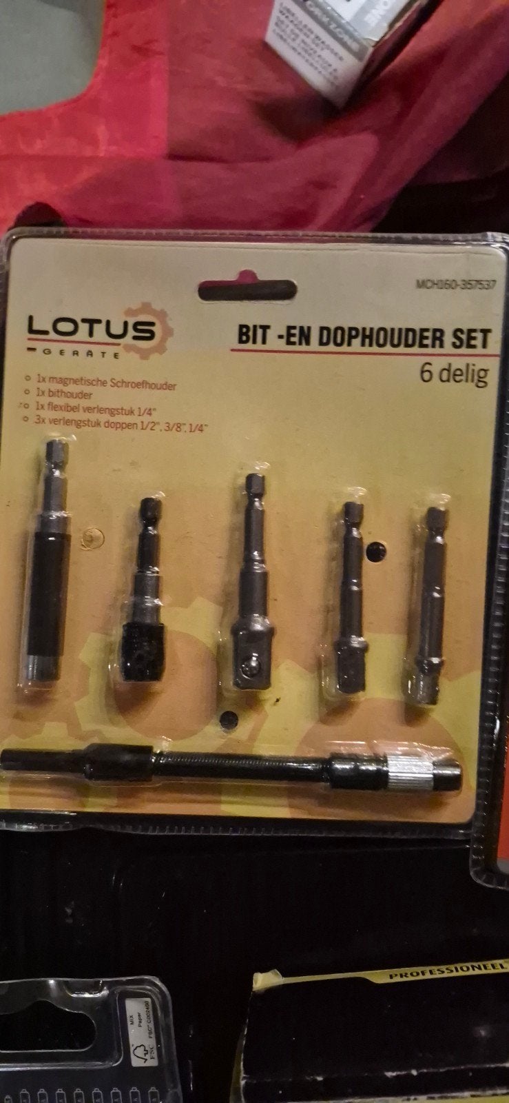 Lotus Bit- en Dophouder Set - 6-delig, Ophalen of Verzenden, Nieuw