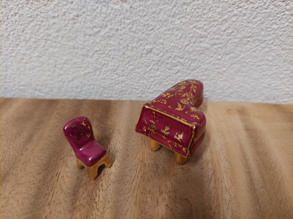 Poppenhuis porselein: piano, Gebruikt, Na, Kop en/of schotel, Na