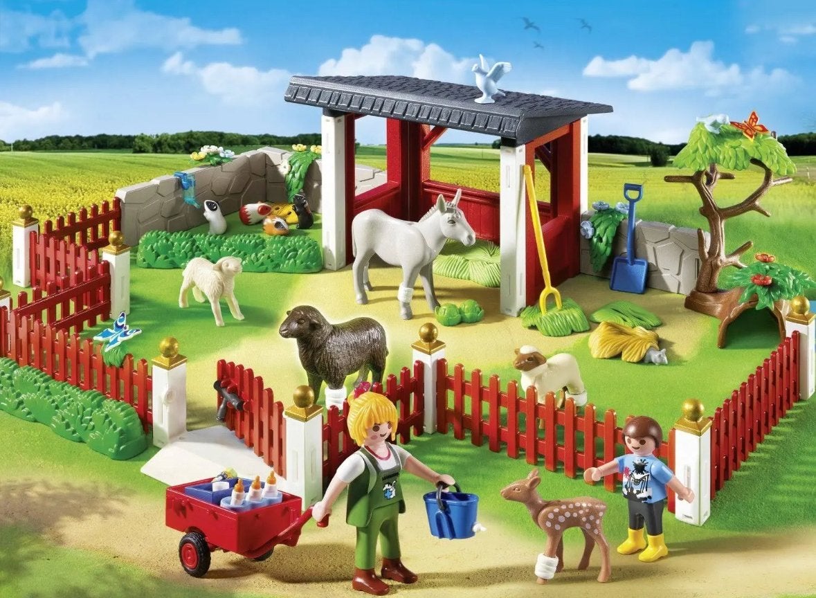 Playmobil 5531 - Dierenverzorging op de boerderij, Complete set, Overige typen, Ophalen of Verzenden, Zo goed als nieuw