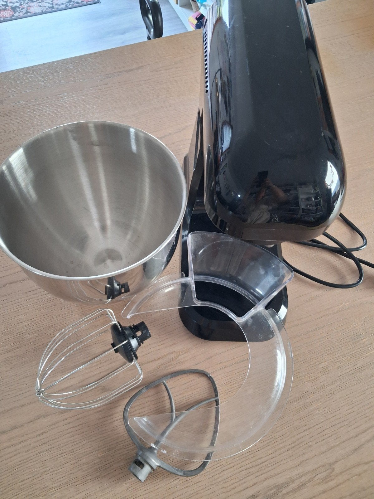 Magnani Italy Mixer met toebehoren, 3 tot 4 liter, Ophalen of Verzenden, Gebruikt, 3 snelheden of meer
