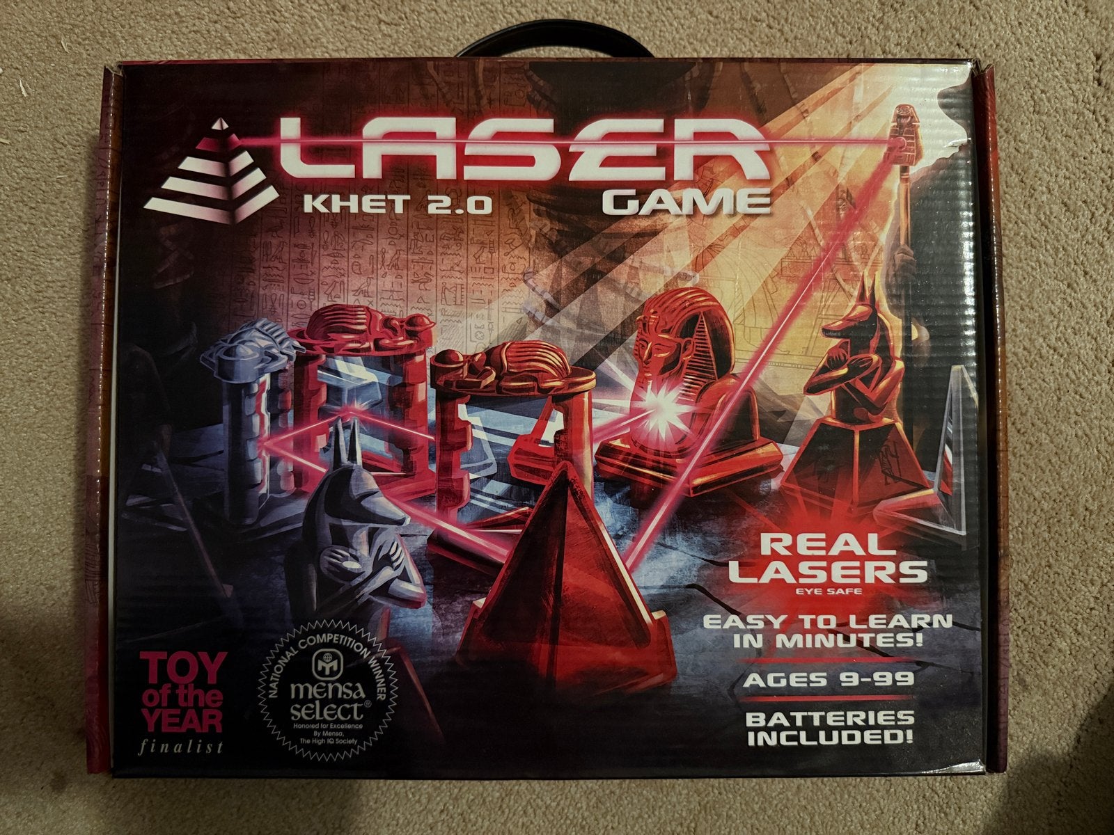 Laser Khet 2.0 Game - Strategisch bordspel met laser (Mensa), Verzenden, Nieuw