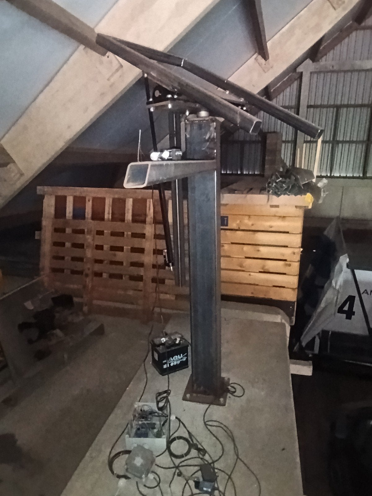 DIY Solar Tracker Project - Volledig Systeem, Ophalen, Gebruikt, Compleet systeem, Minder dan 100 wattpiek