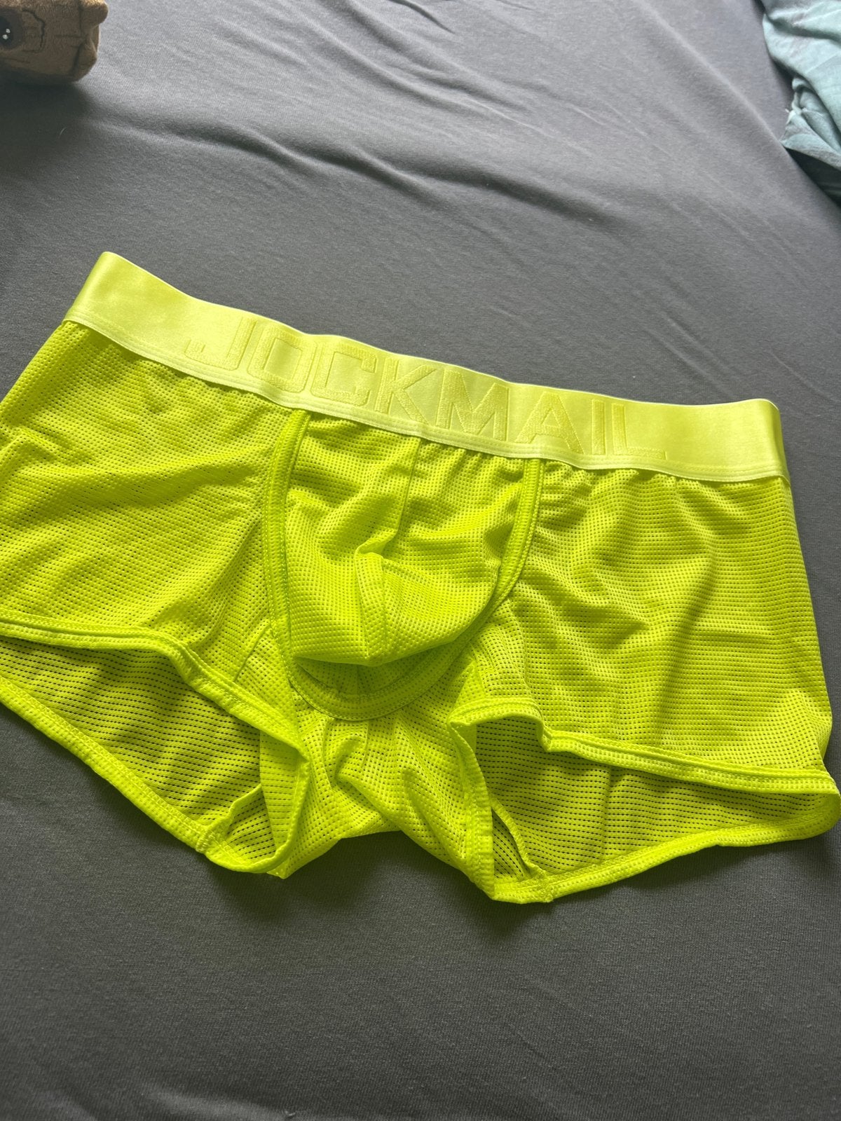 jockmail boxer, Kleding | Heren, Ophalen of Verzenden, Geel, Boxer