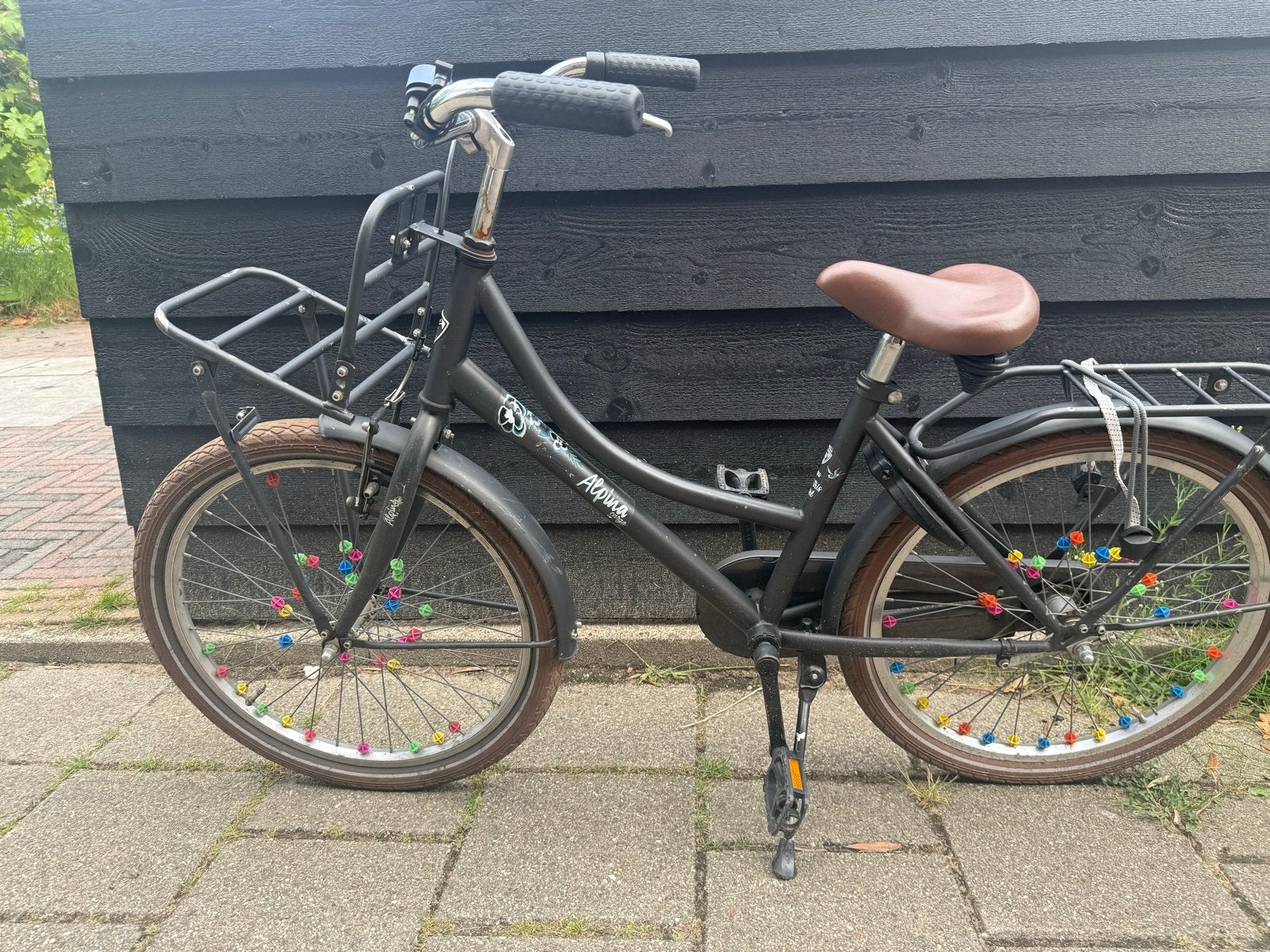 Alpina meisjesfiets 22 inch, 22 inch, Gebruikt, Velgrem, Ophalen of Verzenden