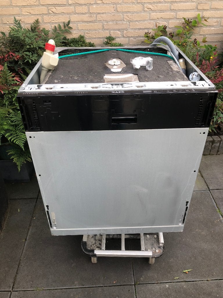 AEG vaatwasser inbouw F55700VI1P, Ophalen, Gebruikt, Minder dan 10 liter, Inbouw