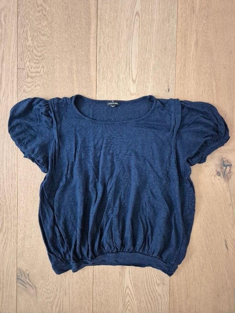 Leuke top van Caroline Biss, Blauw, Ophalen of Verzenden, Zo goed als nieuw, Korte mouw
