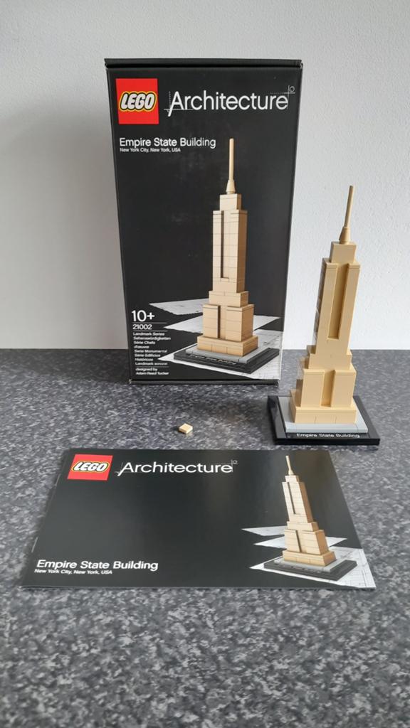 Lego Architecture 21002 Empire State Building (incl. doos), Lego, Compleet, Architecture, Ophalen of Verzenden
