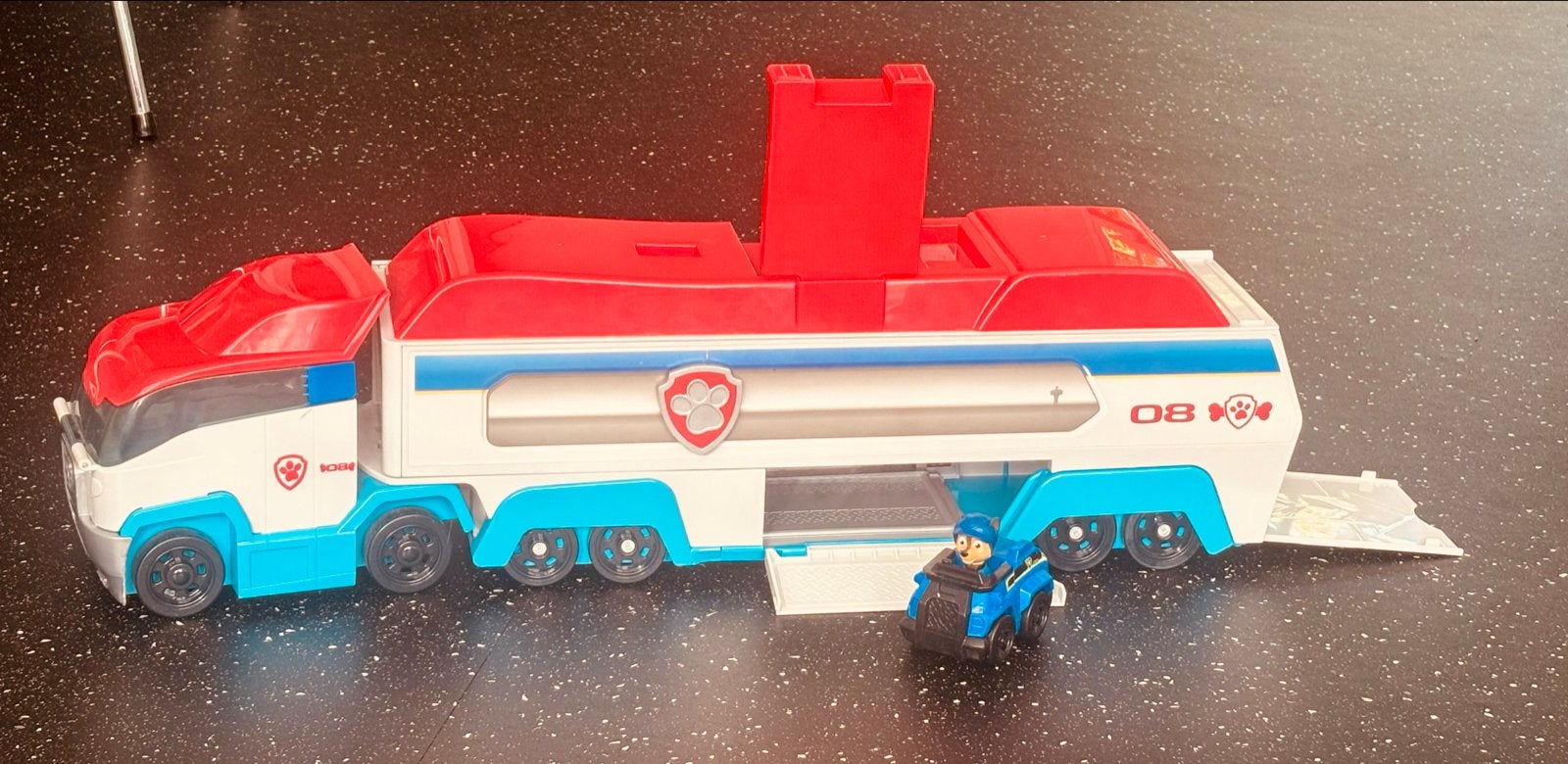 Paw Patrol Patroller met Chase en voertuig, Ophalen, Zo goed als nieuw