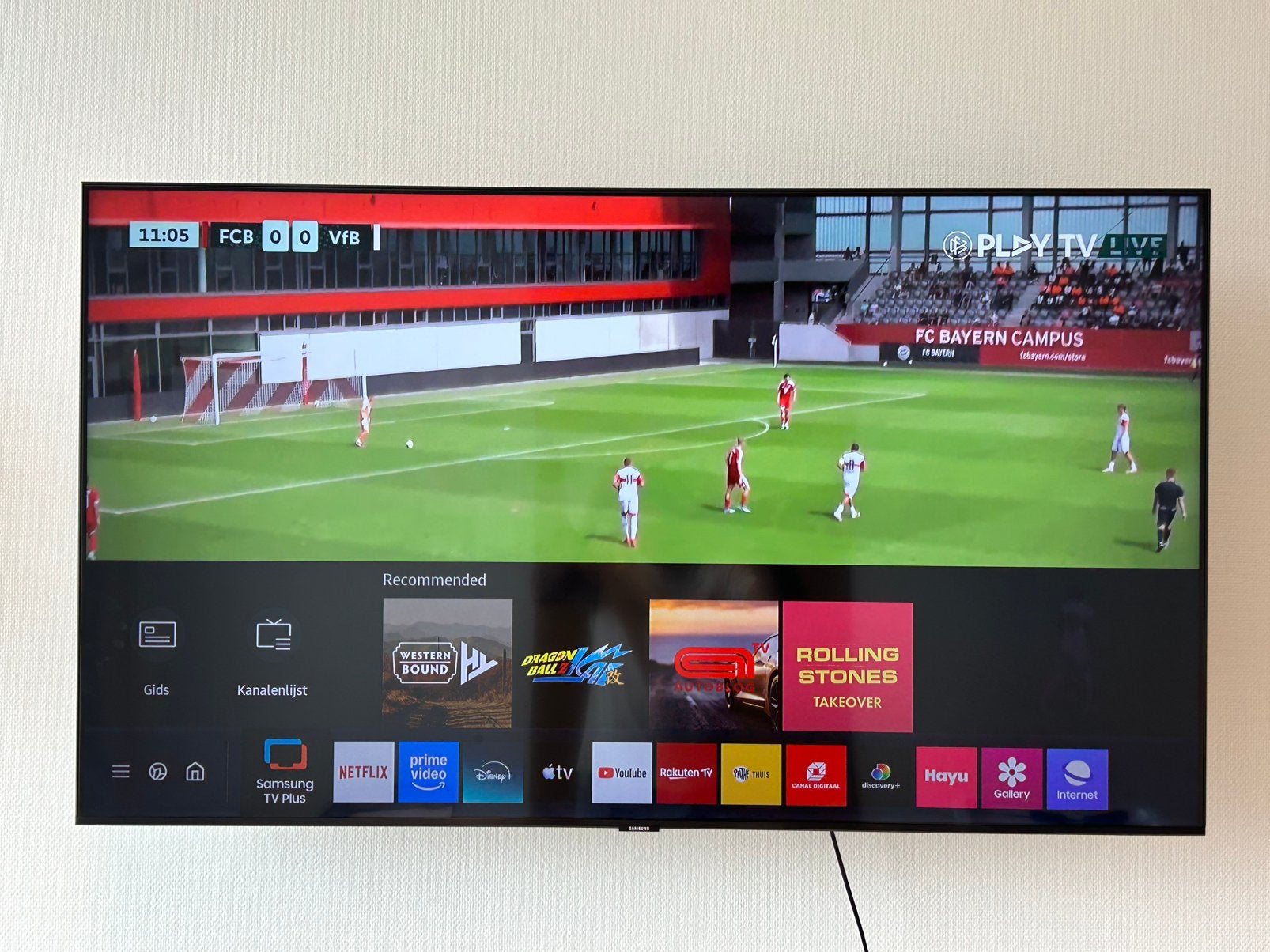 Samsung 55 inch smart TV + draaibaar Vogel’s wandsteun, Ophalen, 50 Hz, Zo goed als nieuw, Samsung