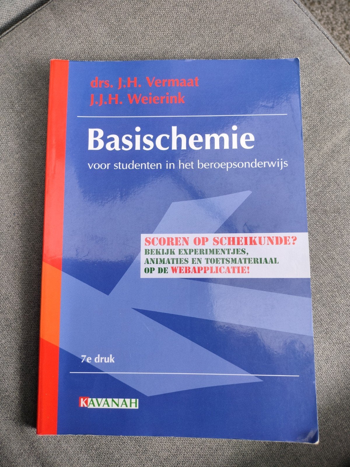 Basischemie voor studenten in het beroepsonderwijs, Ophalen of Verzenden, Zo goed als nieuw, MBO, Drs. J.H. Vermaat, J.J.H. Weierink