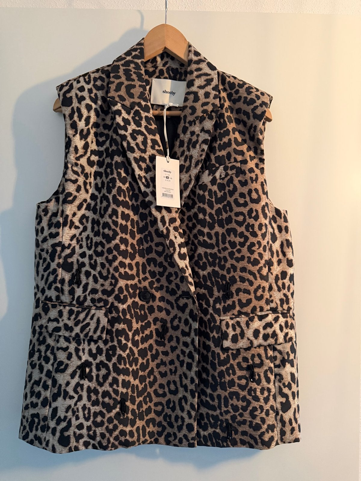 Shoeby Luipaard Mouwloos Vest M/L, Ophalen of Verzenden, Nieuw