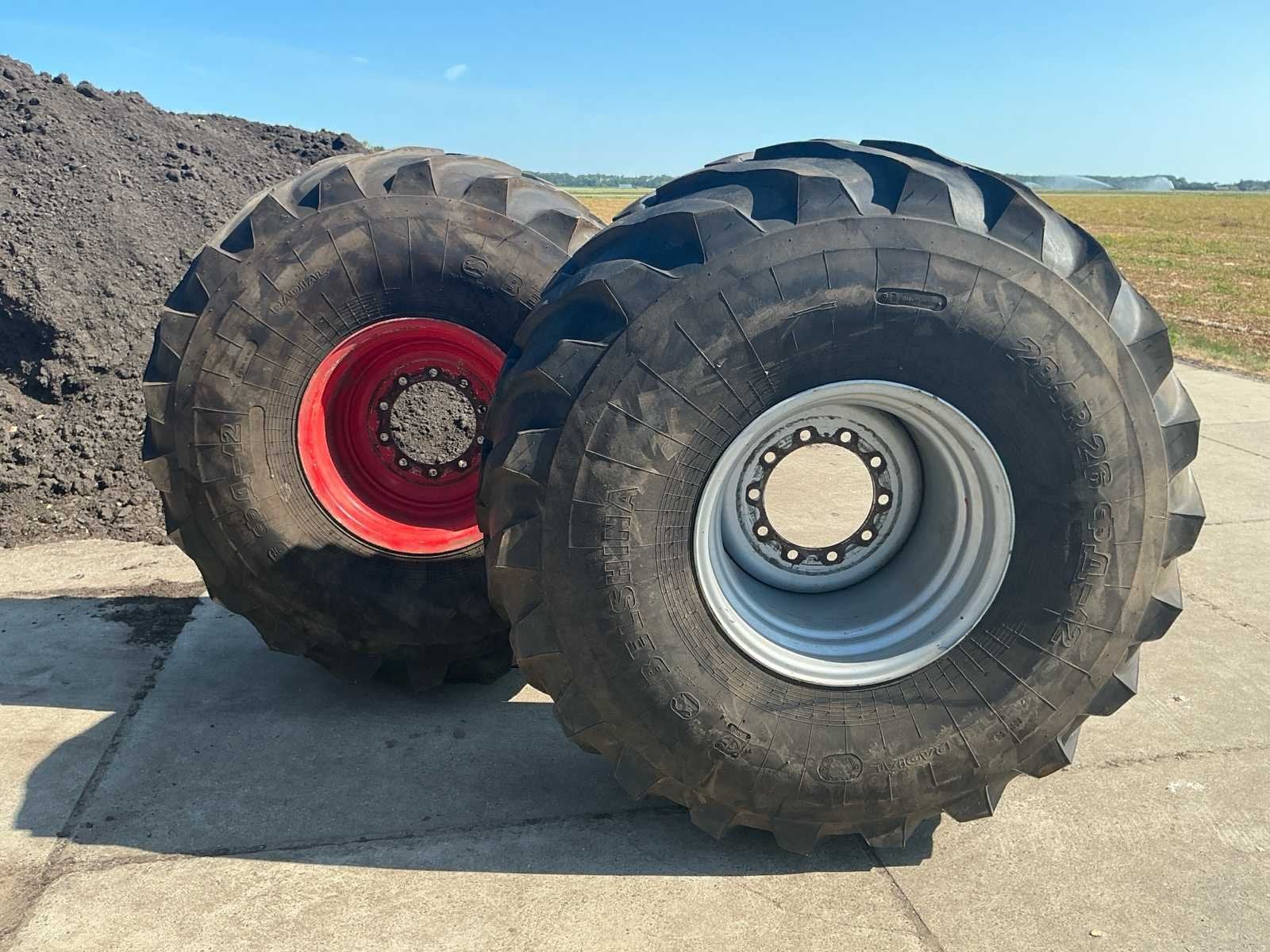 Belshina Radial - 28.1 R26 Banden met velg (2x), Zakelijke goederen, Agrarisch | Onderdelen | Banden, Velgen en Assen