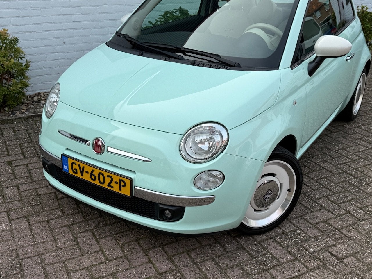 FIAT 500 0.9 80pk Twinair Turbo Vintage '57/ Climatronic/ Pa, Keurmerk '100% Onderhouden', Dealer onderhouden, Gebruikt, 905 kg